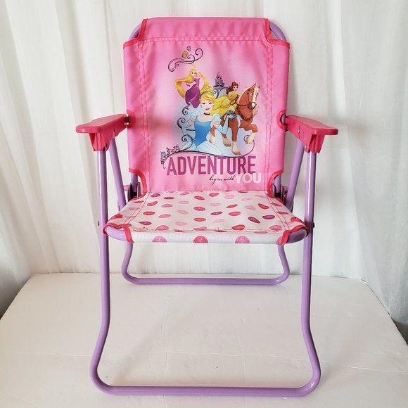 Disney Princess Patio Chair Foldable Lawn Chair - Picture 1 of 5